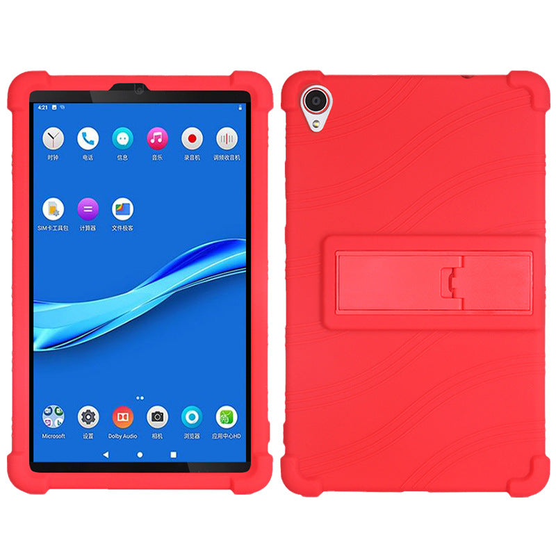 Til Lenovo Tab M8 (FHD) TB-8505 TB-8705 Kickstand Silikone Tablet Case Anti-Slip Børnevenlig Stødsikkert blødt cover Til Lenovo Tab M8 (FHD) TB-8505 TB-8705 Kickstand Silikone Tablet Case Anti-Slip Børnevenlig Stødsikkert blødt cover